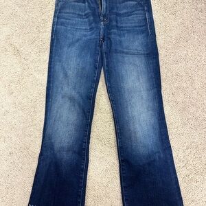 Mother The Insider Crop Step Fray size 27 in Home Movies wash, Like New